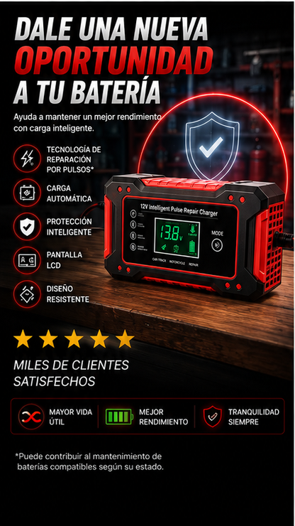 PowerSaver12V - Cargador De Baterias Para Auto